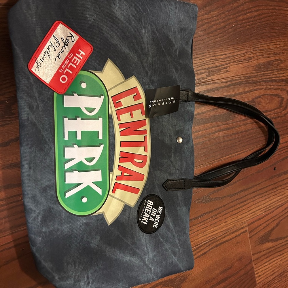Central Perk Blue Tote Bag